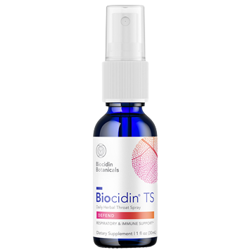 Bottle of Biocidin Throat Spray Advanced Formula